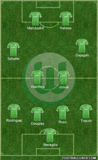 VfL Wolfsburg Formation 2012