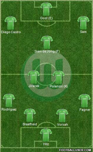 VfL Wolfsburg Formation 2012