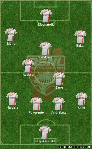 A.S. Nancy Lorraine Formation 2012