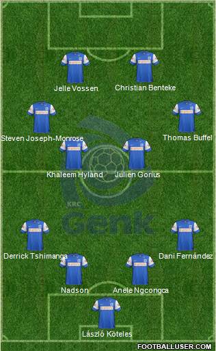 K Racing Club Genk Formation 2012