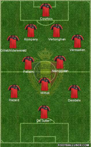 Belgium Formation 2012