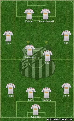 Santos FC Formation 2012