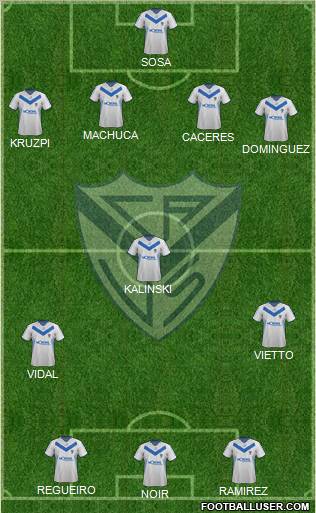 Vélez Sarsfield Formation 2012