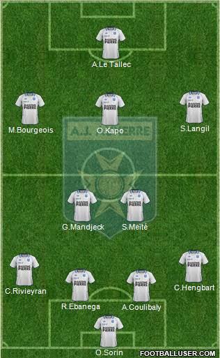 A.J. Auxerre Formation 2012