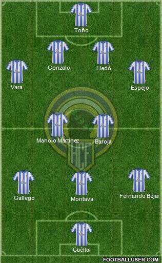 Hércules C.F., S.A.D. Formation 2012