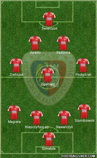 Piast Gliwice Formation 2012