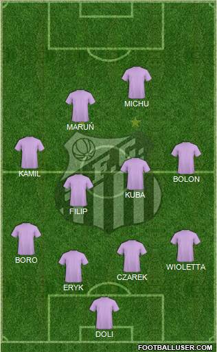 Santos FC Formation 2012