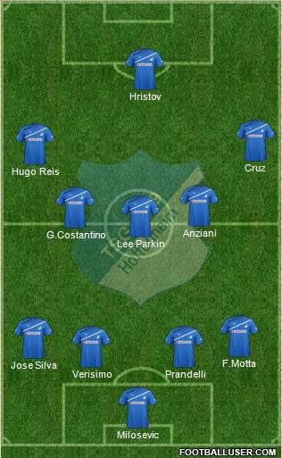 TSG 1899 Hoffenheim Formation 2012