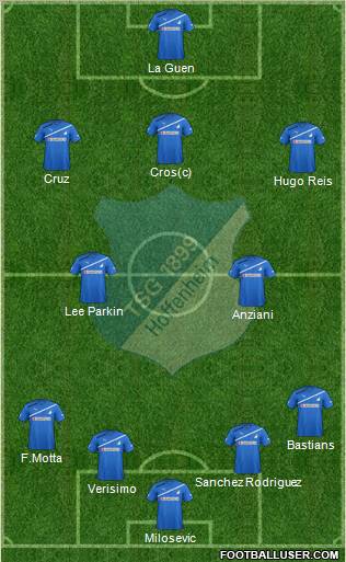 TSG 1899 Hoffenheim Formation 2012