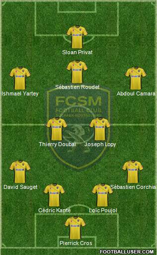 FC Sochaux-Montbéliard Formation 2012