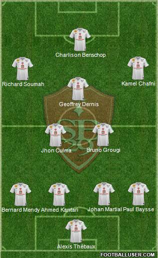 Stade Brestois 29 Formation 2012