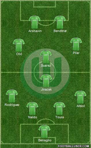 VfL Wolfsburg Formation 2012