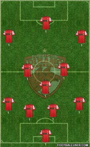 FC Dinamo 1948 Bucharest Formation 2012