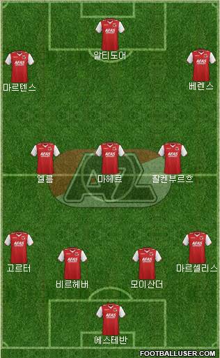 AZ Alkmaar Formation 2012