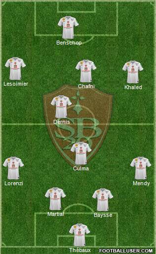 Stade Brestois 29 Formation 2012