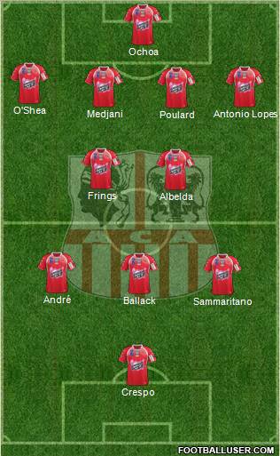 Athletic Club Ajaccien Football Formation 2012