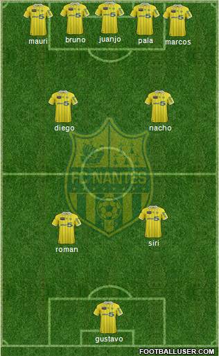 FC Nantes Formation 2012