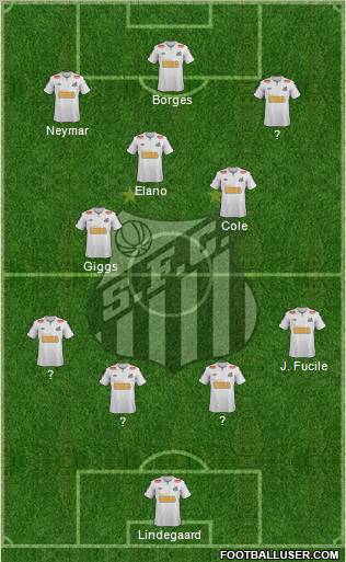 Santos FC Formation 2012