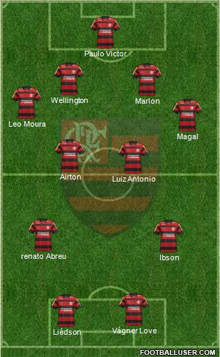 CR Flamengo Formation 2012