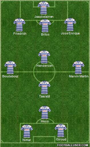 Queens Park Rangers Formation 2012