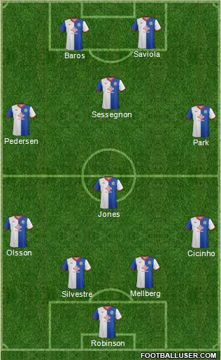 Blackburn Rovers Formation 2012