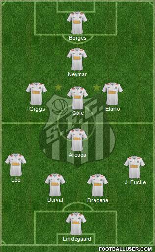 Santos FC Formation 2012