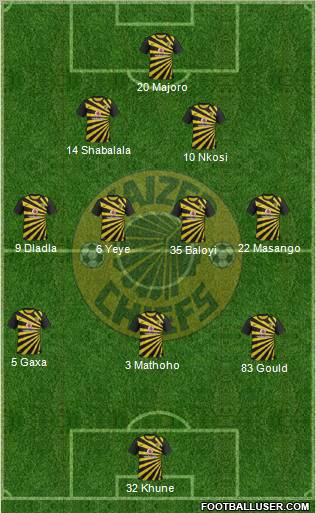 Kaizer Chiefs Formation 2012