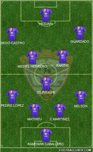 C.D. Guadalajara Formation 2012