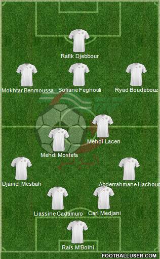 Algeria Formation 2012