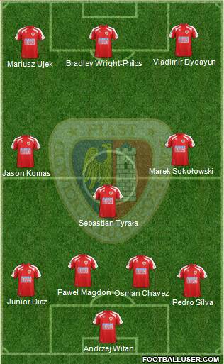 Piast Gliwice Formation 2012