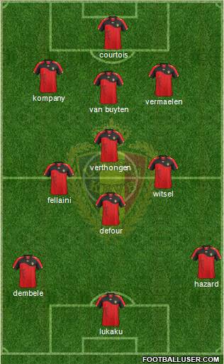 Belgium Formation 2012