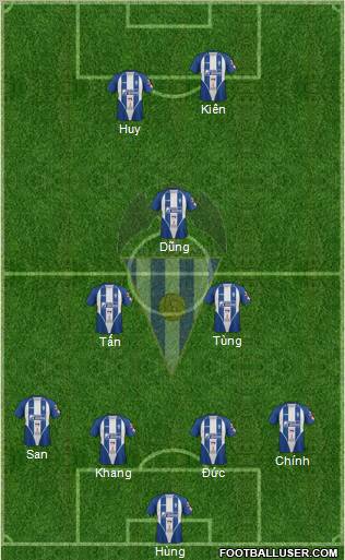 C.D. Alcoyano Formation 2012