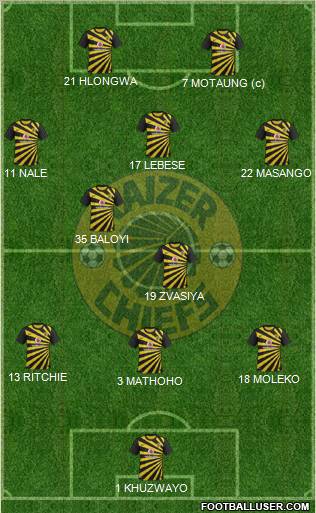 Kaizer Chiefs Formation 2012