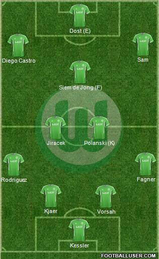 VfL Wolfsburg Formation 2012