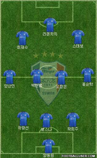 Suwon Samsung Blue Wings Formation 2012