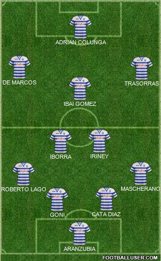 Queens Park Rangers Formation 2012