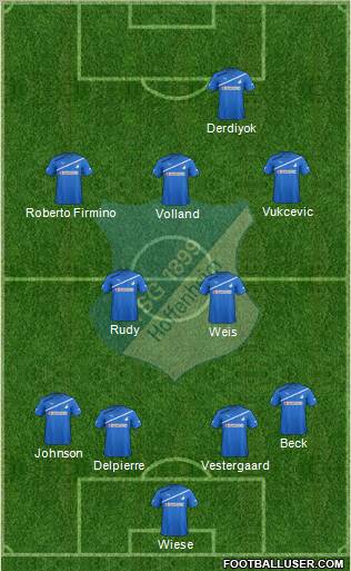 TSG 1899 Hoffenheim Formation 2012