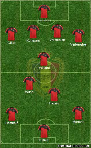 Belgium Formation 2012