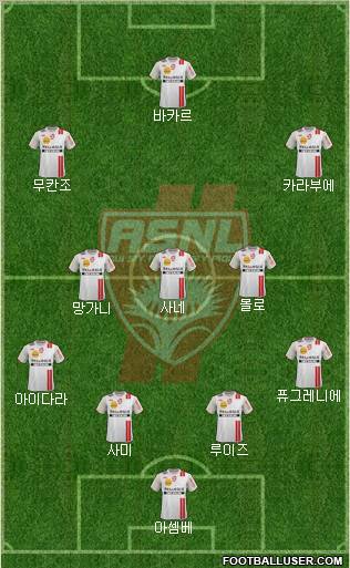 A.S. Nancy Lorraine Formation 2012