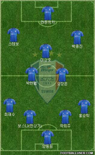 Suwon Samsung Blue Wings Formation 2012