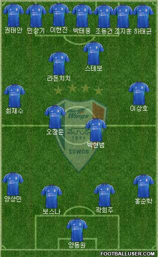 Suwon Samsung Blue Wings Formation 2012