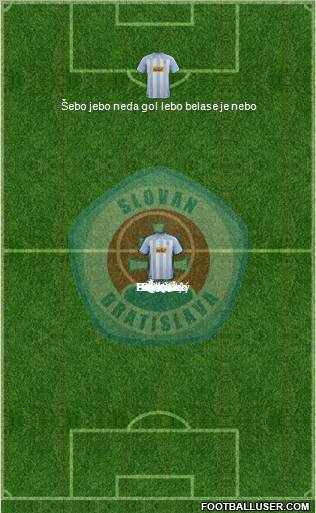 SK Slovan Bratislava Formation 2012