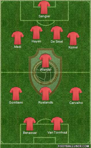 R Antwerp FC Formation 2012