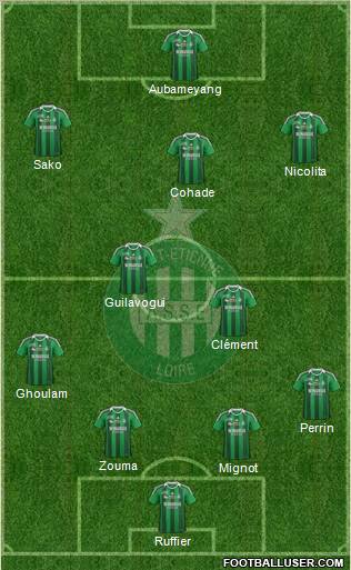 A.S. Saint-Etienne Formation 2012