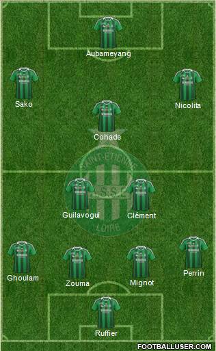 A.S. Saint-Etienne Formation 2012