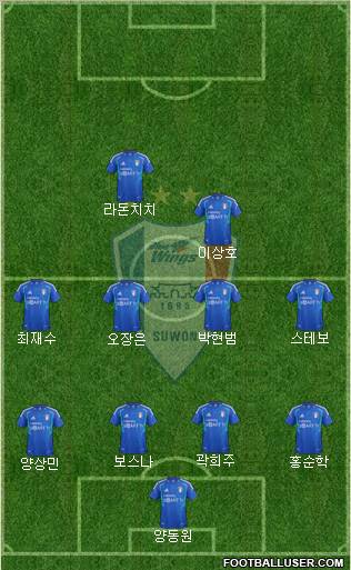 Suwon Samsung Blue Wings Formation 2012