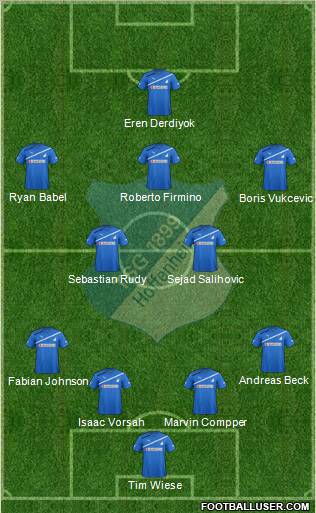 TSG 1899 Hoffenheim Formation 2012