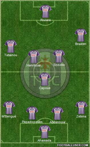 Toulouse Football Club Formation 2012