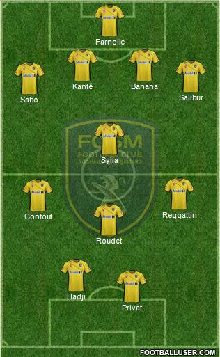 FC Sochaux-Montbéliard Formation 2012