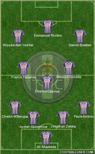 Toulouse Football Club Formation 2012